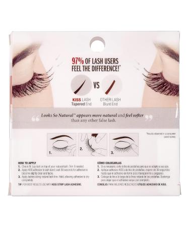 Kiss Looks So Natural Lashes Flirty - 6 Pack | Enhance Your Glam Look - Buy Online on GoSupps.com