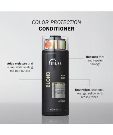 Truss Blond Conditioner - Violet Purple Conditioner for Blonde Bleached & Gray Hair | Color Protection & Hydration | Neutralizes Brassiness | 10.14 Fl Oz - Buy Online on GoSupps.com