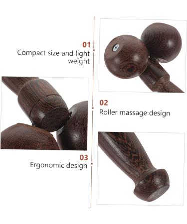 Beavorty Facial Roller Massage Tool Dual Manual Roller for Face Body and Eye Relaxation for Neck Arms Legs and Back Loved - Buy Online on GoSupps.com