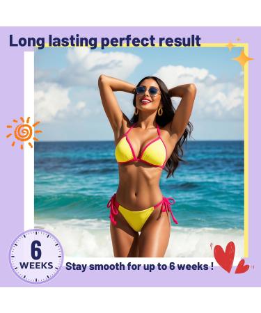 Waxing Kit for Women Men: Digital Display Wax Warmer for Hair Removal Accurate Temperature Display 4-Pack Hard Wax Beads 30 Applicator Sticks - All-in-one at Home Use Hot Wax Melt Warmer - Buy Online on GoSupps.com