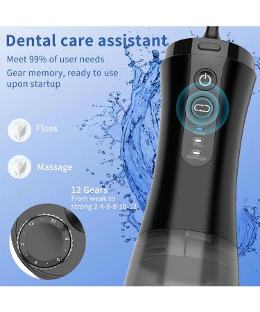 VITCOCO Water Flosser with Camera - Rechargeable Dental Flosser Waterpik 3 Nozzles IPX7 Waterproof for iOS & Android - Black - Buy Online on GoSupps.com
