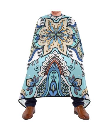 Waterproof Barber Cape -vintage flower pattern 23 Cheetah Haircut Bib for Men Unisex Hair Cutting Cape(8rp1a)