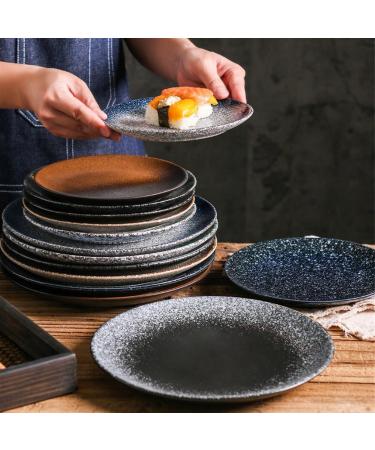 Dinnerware Dishes Plates 6/7/8inch Dinner Plate Round Japanese Ceramic Tableware Dessert Dish Dishware Porcelain Dinnerware Kitchen Porcelain Serving Dishes Dinner Restaurant Family Party Plates (Col 6 Inch B - Buy Online on GoSupps.com
