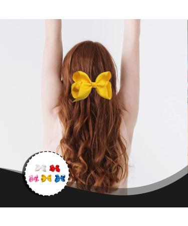 EULAPGOE 10 Pieces Ribbon Bow Hair Accessories Clip Bow Hair Clips Ponytail Clip Hairpin Hair Cards Women's Styling Accessories Threaded Headpiece Hair Accessories - Buy Online on GoSupps.com