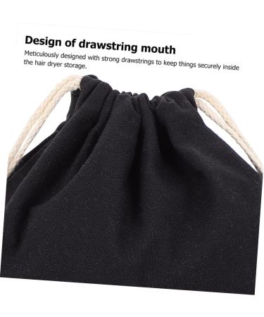 VINTORKY 4pcs Hair Dryer Storage Bag Travel Cosmetics Bag Hotel Hair Dryer Bag Blow Dryer Bag Fabric Black - Buy Online on GoSupps.com