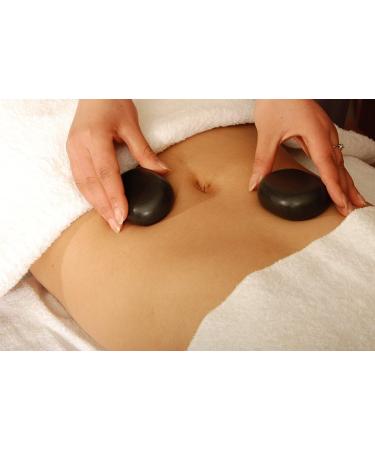 Master Massage Large Ovular Basalt Hot Stone Massage Stones - Premium Quality for Relaxation & Therapy | America Brand (X) - Buy Online on GoSupps.com