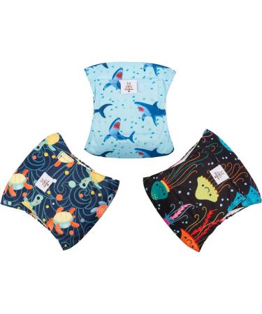 Buy Cuteebone Male Dog Diapers - Washable & Reusable Belly Band (3 Pack) | High-Suction DM28S-DE - Ideal for 28-35.5cm Dogs - Buy Online on GoSupps.com