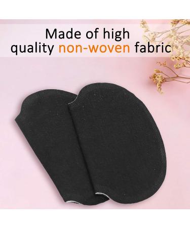 60Pcs Underarm Sweat Pads | Adhesive Absorbing Armpit Shields for Women and Men - Black - Buy Online on GoSupps.com