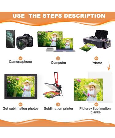 15Pcs Double-Sided Sublimation Blanks Canvas for DIY Halloween & Christmas Photos - 8x10 Picture Frame Decorative Pads - Buy Online on GoSupps.com