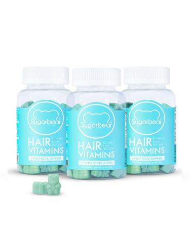 SugarBear Hair Vitamins (3 Month Gift Pack Free Brush)