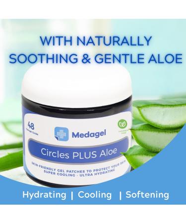 Circles Plus Aloe Hydrogel Pads - Paraben Free Instant Cooling Relief for Nursing Pain Bug Bites Blisters & Minor Burns - 48 Circular Pads - Buy Online on GoSupps.com