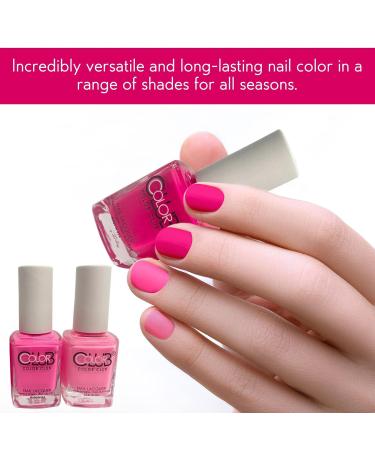 Color Club Pink Nail Lacquer Set of 3 - Long Lasting Quick Dry Polish for Nail Art & Salon Style - Buy Online on GoSupps.com
