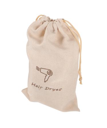 WOFASHPURET Travel Hair Dryer Hair Dryer Bags Drawstring Storage Bag Drawstring Bag 35c Universal Velvet Bag 35.5x21cm As Shown