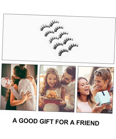 Beavorty 5 Pairs artificial false eyelashes Curl Genuine lashes Women Makeup Supplies Long Extension false lash 3D false eyelash 3D Fake Eyelashes unique chemical fiber Miss Makeup Tools - Buy Online on GoSupps.com