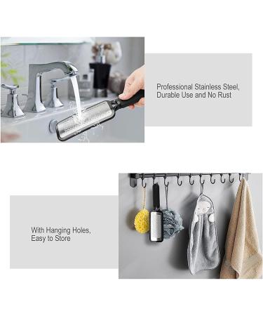 Foot File Callus Remover Professional Pedicure Foot Rasp Removes Cracked Heels Dead Skin Corn Hard Skin Pumice Stone for Feet Scraper File Brush Tools - Buy Online on GoSupps.com