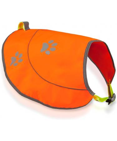 Dog Safety Vest - Reflective Waterproof Hunting Vest for Day & Night Visibility - Adjustable Sizes XS-XXL in Orange/Yellow - Buy Online on GoSupps.com