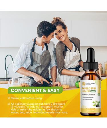 (2 Pack) Quercetin Liquid Drops - Quercetin Supplements 700mg - 4X Stronger Than Pills & Capsules - 5 in 1 with Bromelain Elderberry Vitamin for Immunity Respiratory Wellness- 2 Fl Oz (2 Packs) Pineapple 2 Fl Oz (Pack of 2) - Buy Online on GoSupps.com