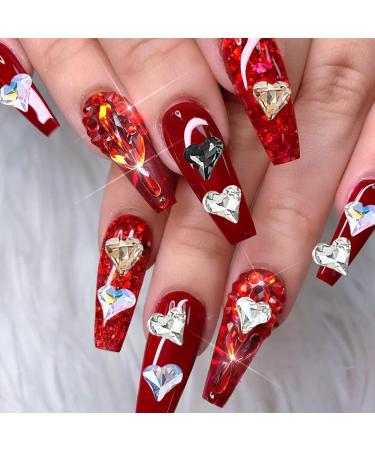 3D Butterfly & Heart Nail Charms | Bear Nail Decorations for DIY Manicure | Unique Nail Art for Women & Girls - Buy Online on GoSupps.com