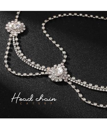 Crystal Bohemian Head Chain for Women and Girls - Rhinestone Wedding Hair Jewelry - Buy Online on GoSupps.com