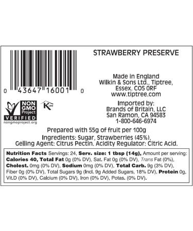 Tiptree Strawberry Preserves (340g) - Pack of 2 - Buy Online on GoSupps.com