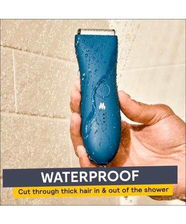 Meridian Intimate Razor for Men - Best Body Groomer & Trimmer | Ocean Original Blue - Buy Online on GoSupps.com