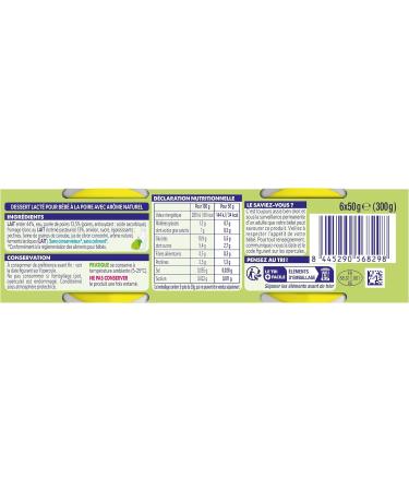 Nestl B b - P'tit onctueux Croissance mini Poire - d s 6 mois - 6 x 50g (Lot de 6) 6x50g (Lot de 6) - Buy Online on GoSupps.com