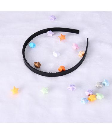 Hotop 15-Piece Black Plastic Headband with Teeth for DIY Hair Styling - Unisex Hair Accessory for Men, Women, and Girls - Buy Online on GoSupps.com