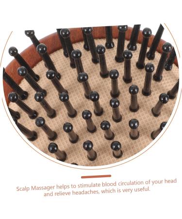 Beaupretty 3ST Airbag Kamm Massage Comb - Portable Bear-Shaped Wooden Scalp Brush for Relaxation & Shampooing | Cute Rosewood Design - Buy Online on GoSupps.com