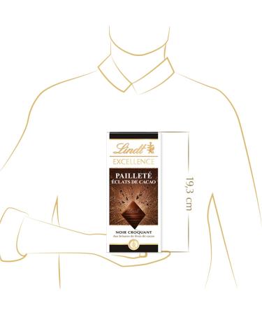 Lindt Lindt - EXCELLENCE Glitter Cocoa Shards Tablet - Dark Chocolate - 100g 100g - Buy Online on GoSupps.com