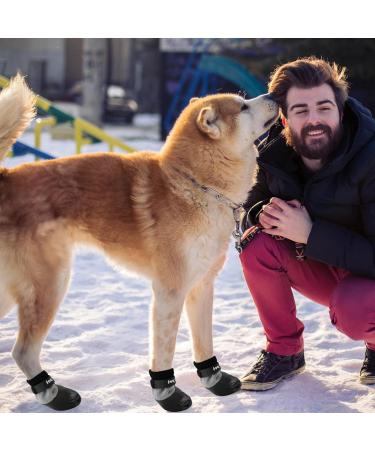 Valicaer Paw Protector Dog Boots Set of 4 Dog Shoes for Injured Paws Silicone Anti Slip Dog Paw Protectors Adjustable Socks Shoes for Small Medium Large Dogs Soft and Waterproof Dog Booties - Buy Online on GoSupps.com