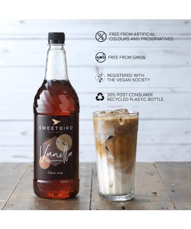 Sweetbird Vanilla Syrup 1 Litre - FS246 | Premium Quality Syrup - Buy Online on GoSupps.com