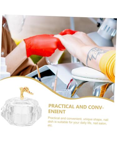 minkissy Tools Nail Liquid Holder Nail Dish Cup Acrylic Nail Supplies Dappen Dish for Acrylic Nails Nail Powder Holder Nail Dish with Lids Nail Dappen Dish Manicure Glass Saucer Cup - Buy Online on GoSupps.com