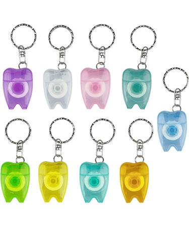 Shop Youya Dental Portable Cleaning Mint Tooth Floss - 10 Pack Key Trailer Design 15m - Oral Care & Hygiene Worldwide Shipping - Buy Online on GoSupps.com