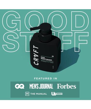 CRVFT Daily Leave-in Conditioner for Men | 30 Day Oil Supply | Hair Moisturizer & Oil for Dry/Damaged Hair | 3oz Scented Hair Care - Buy Online on GoSupps.com