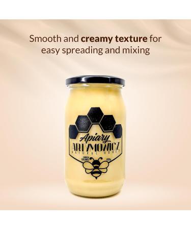APIARY ARTYMOWICZ Premium Linden Creamed Honey - 100% Pure Natural Sweetener - 1100g - Buy Online on GoSupps.com