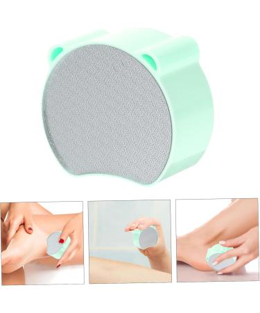 IWOWHERO Foot Leg Hair Removal Tool Crystal Hair Remover Feet Scraper Exfoliator Foot Call-us Scrubber Small Foot Scraper Dead Skin Remover Man Hair Removal Device 2 in 1 Abs - Buy Online on GoSupps.com