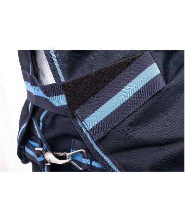 Buy RL24 Weiddecke Full Neck 600D Nylon Waterproof Winter Blanket for Horses - Blue/Baby Blue 145 cm (300g/m ) - Buy Online on GoSupps.com