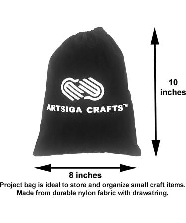 Frank A. Edmunds Handi Clamp Scroll Frame Set Bundle with Small Project Bag by Artsiga Crafts - Buy Online on GoSupps.com