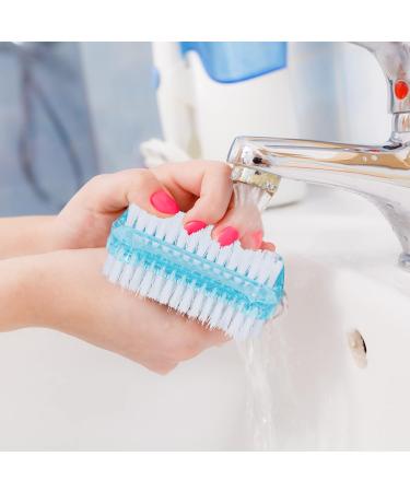 Buy Relaxdays Double-Sided Nail Brush Set of 8 - Hard Bristles Plastic Blue | International Shipping Available - Buy Online on GoSupps.com