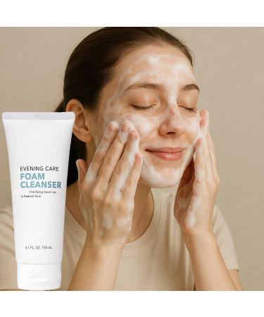 Gentle Daily Face Wash for Deep Cleansing and Refreshing Skin For a.t.o.m.y Evening Care Foam Cleanser (150ml x 2 packs) - Buy Online on GoSupps.com