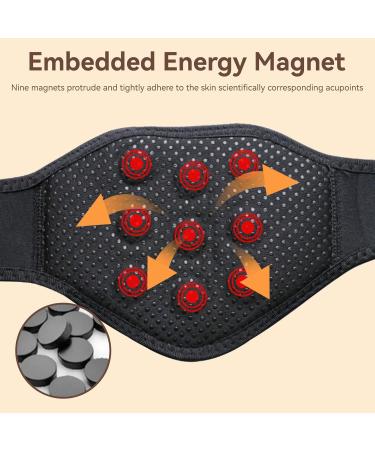 Heated Neck Support Brace Tourmaline Self Heating Neck Wrap Magnetic Therapy Neck Strap Pain Relief for Neck Arthritis Migraine Headaches Neck Pain Stiffness - Buy Online on GoSupps.com