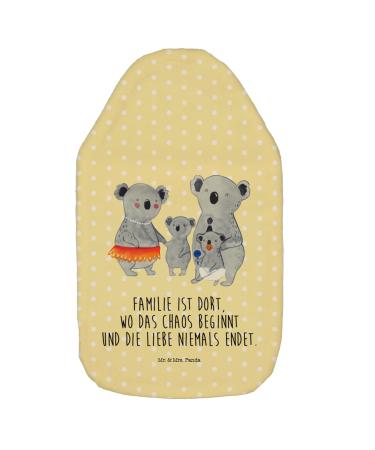 Mr. & Mrs. Panda Warm bottle Koala Family - Gift Papa Children Sister Mama Brother Heat bottle with reference heat pillow family mother's day yellow