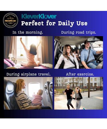 KleverKlover Aromatherapy Nasal Inhaler Stick (4 Pcs) - Black Currant Orange & Menthol Essential Oil Blend | Essential Oils for Motion Sickness - Buy Online on GoSupps.com