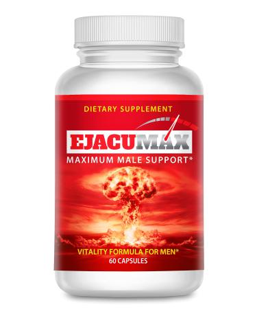 Ejacumax Vitality- Maximum Mens Fertility Formula and Volumizer - Advanced Fertility Ingredients and Male Reproductive Health Prenatal Vitamin Blend- 60 Capsules
