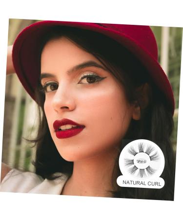 minkissy 3boxes Fake Eyelashes Costume Eye Lashes Eyelashes Extension Practice Fiber Eyelashes Makeup Accessories Natural Dense Eyelashes Chic Eyelashes Ladies Curly Decorate Chemical Fiber - Buy Online on GoSupps.com