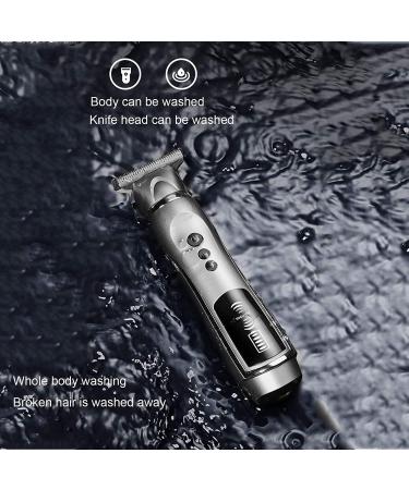 Buy Professional Cordless Hair Clippers for Men Waterproof with Adjustable Speed & LCD Display Perfect for Barbers - Buy Online on GoSupps.com
