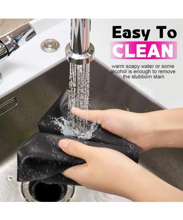 3 Pack Silicone Mats for Resin Crafts - Nonstick Craft Mats for Jewelry Casting, Play Dough, and Paint - 15.7 x 11.7 inches - Black, Dark Gray, Transparent - Buy Online on GoSupps.com
