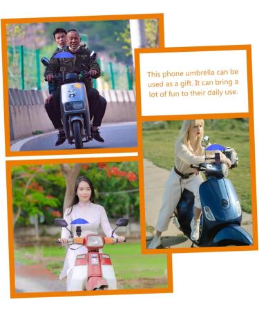 Hapinary Waterproof Bike Cell Phone Umbrella | 2-Piece Raincase for Mobile Protection - Buy Online on GoSupps.com