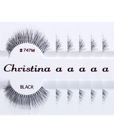 6packs Eyelashes 747Medium by Christina