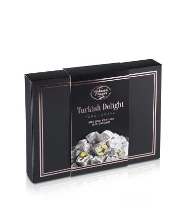Palanci | Vegan Sweets Turkish Delight Cube 400 gr. | Sweet hamper | Premium Lokum Since 1870 | Turkish Delight Gift Box | Vegan | Halal Sweets with Pistachios Pomegranate Kadayif | Sweet Box